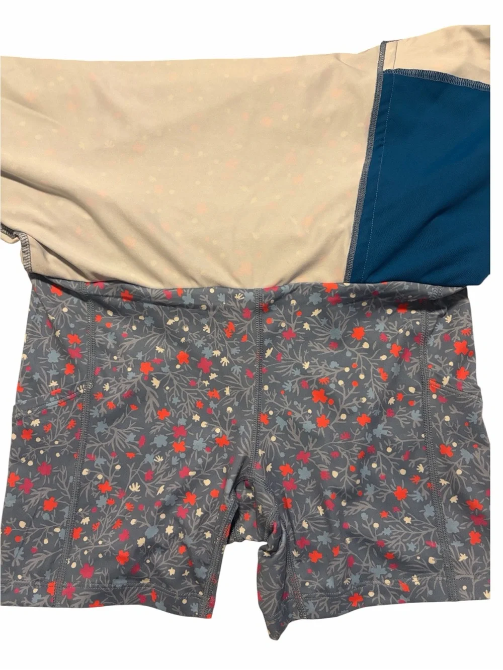 Title Nine Flora Floral Tennis Athletic Skirt Skort